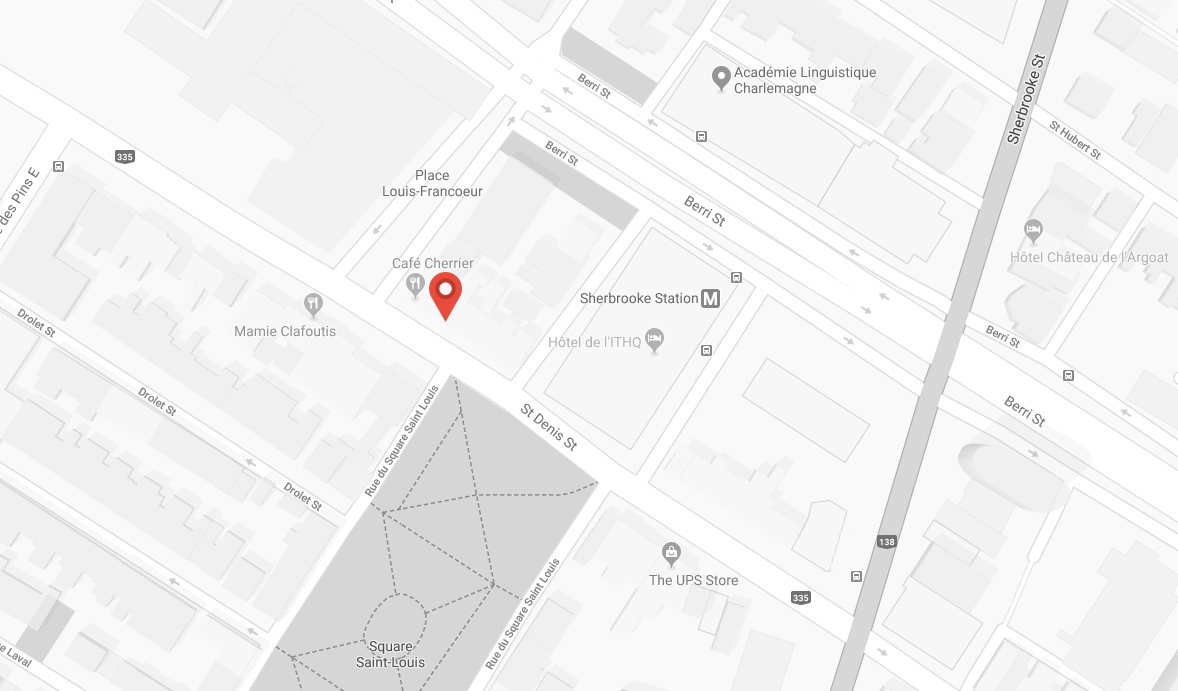 Map de l'agence Sonia Gagnon