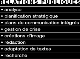 analyse planification stratégique plans communication gestion crise créations réadction adaptation texte recherche